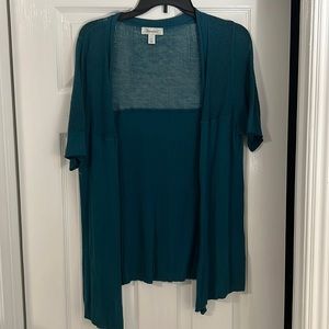 Short sleeve cardigan